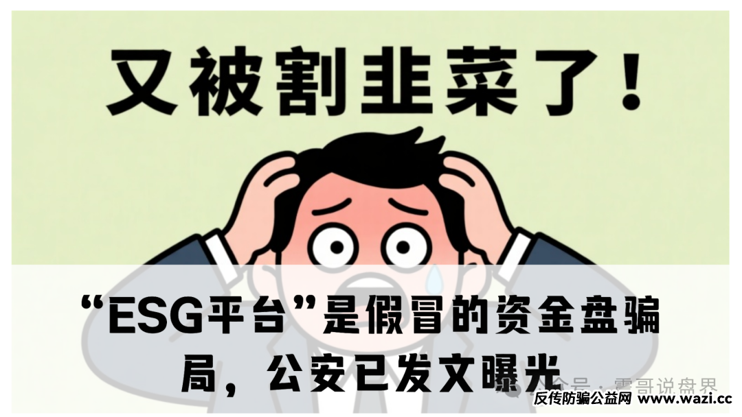 【ESG平台】资金盘骗局；张嘴就敢说年收益200%，这不摆明了割韭菜？