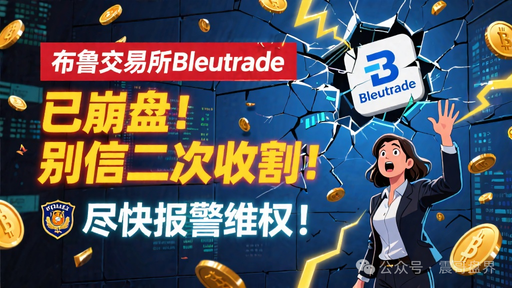 布鲁交易所Bleutrade已经崩盘，别信二次收割，尽快报警！
