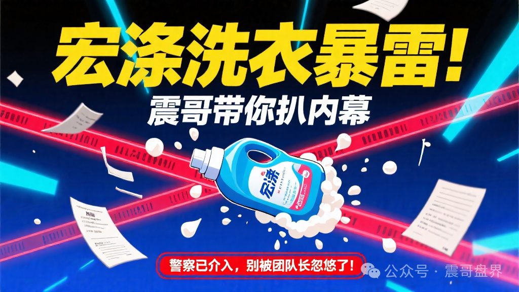【宏涤洗衣】暴雷！内幕：警察已介入，别被团队长忽悠了！