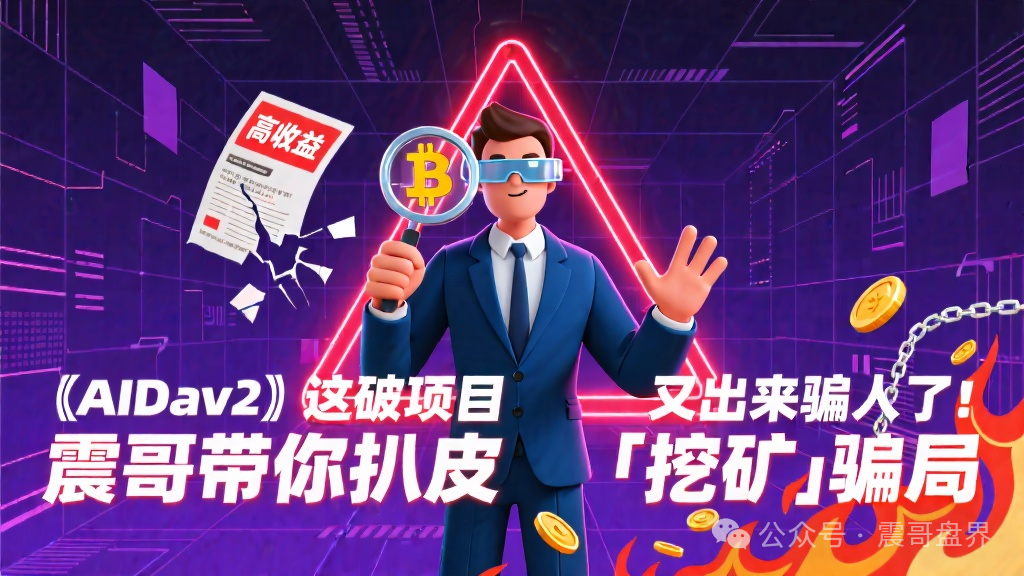 【AIDav2】这破项目又出来骗人了！带你扒皮＂挖矿＂骗局