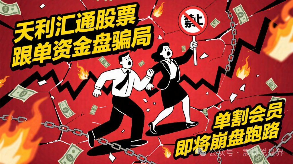 【天利汇通】股票跟单资金盘骗局，老蒋已经单割会员，即将崩盘跑路