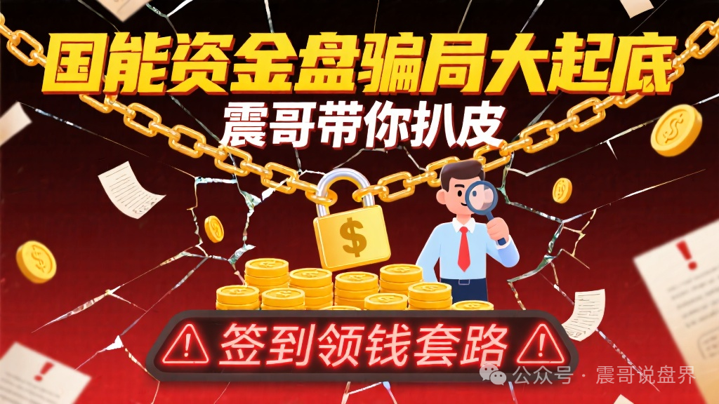 【国能】资金盘骗局大起底：震哥带你扒皮＂签到领钱＂套路！