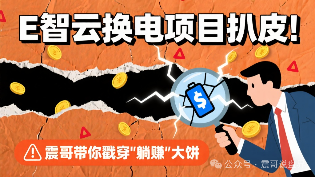 【E智云换电】项目扒皮！带你戳穿这个＂躺赚＂大饼！