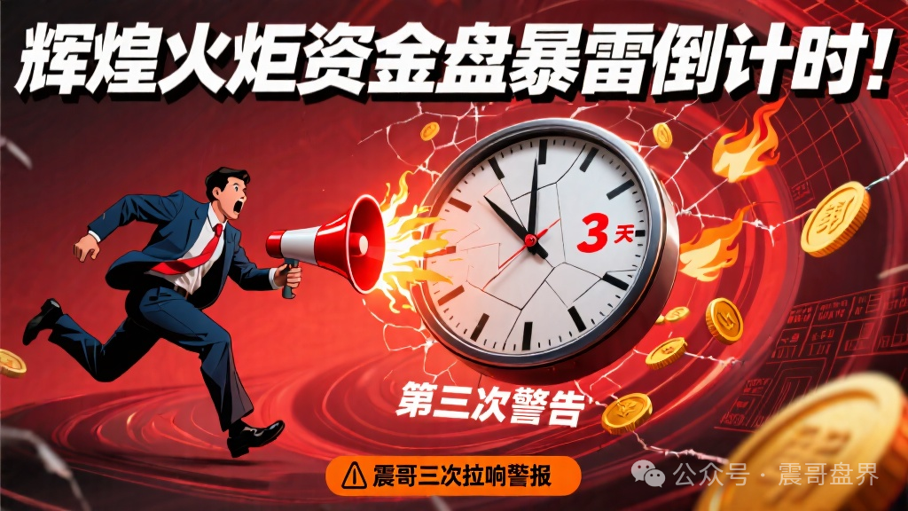 【澳门辉煌火炬】资金盘暴雷倒计时!震哥三次拉响警报!