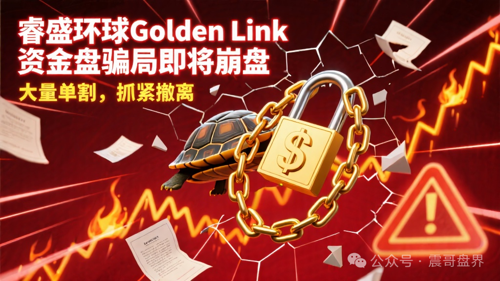 【睿盛环球Golden Link】资金盘骗局即将崩盘,大量单割,抓紧撤离!