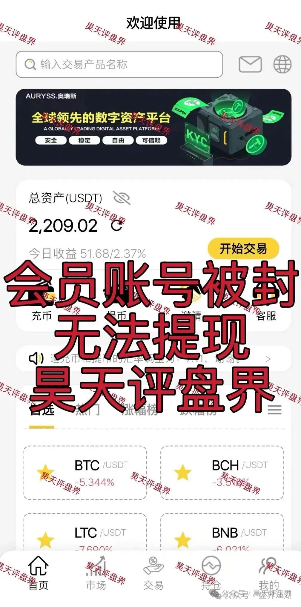 奥瑞斯交易所(智言团队)合约跟单类资金盘骗局,老卓改名老陆又来