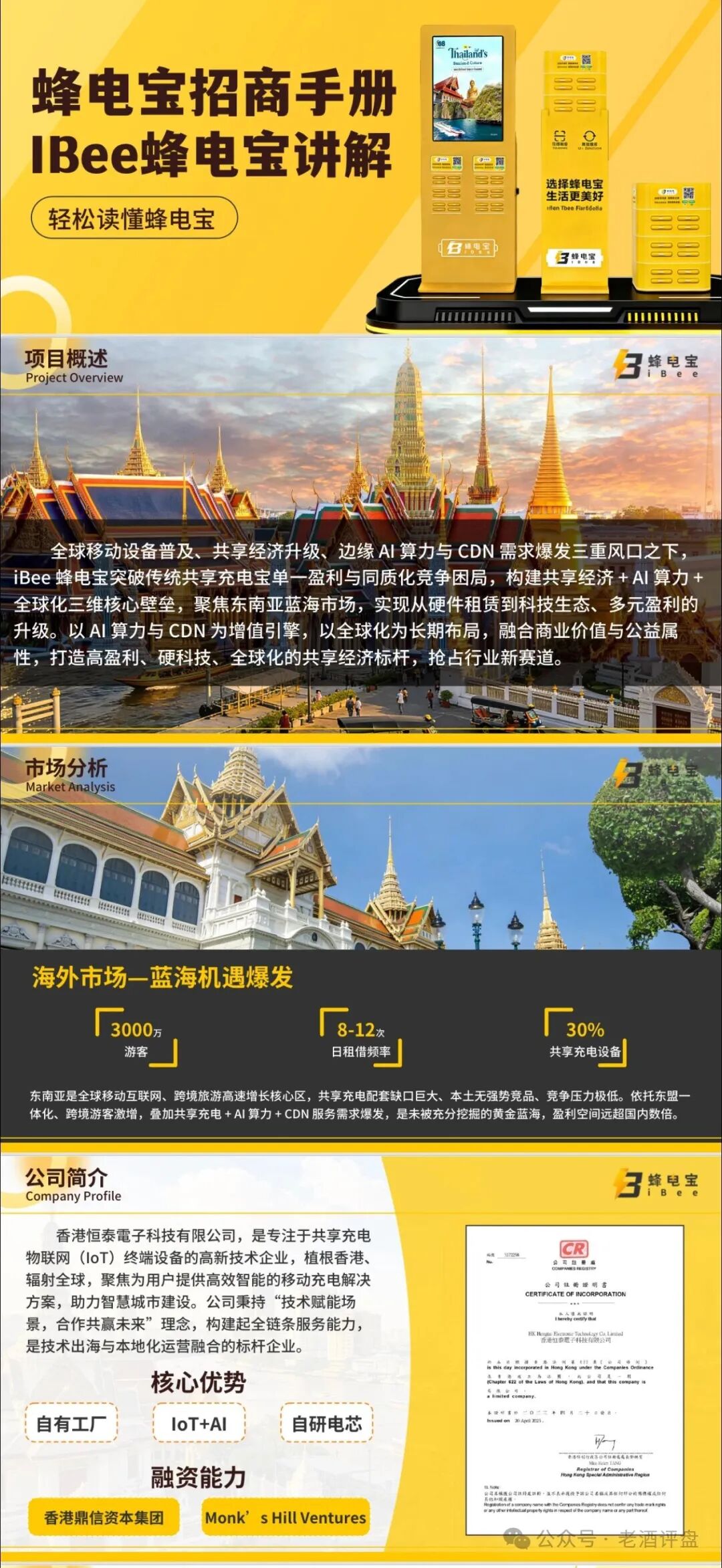 “iBee蜂电宝”披着共享充电外衣的跨境传销资金盘骗局！